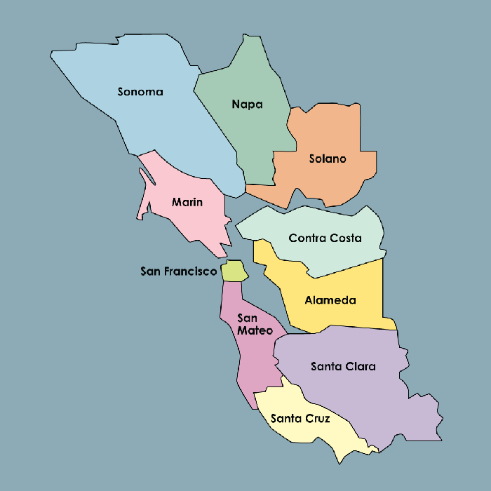 bay area map